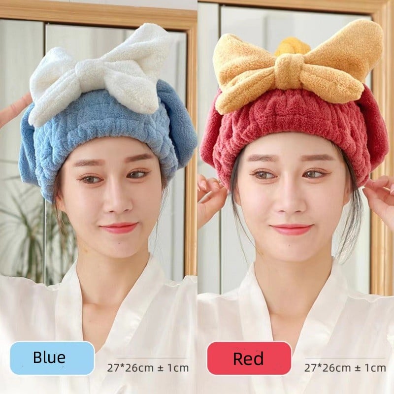 Serviette de bain super absorbante pour cheveux mouillés