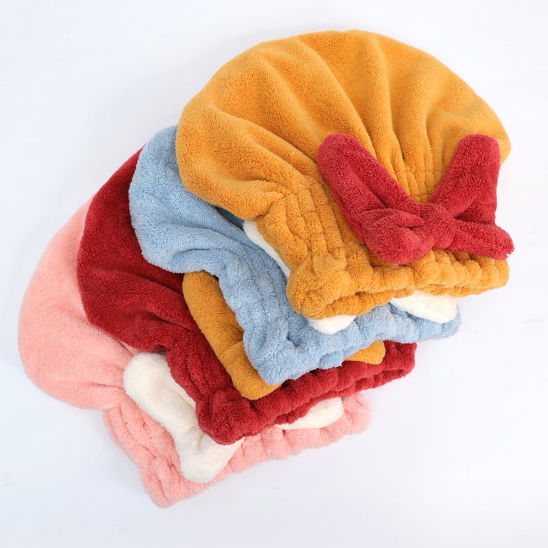 Serviette de bain super absorbante pour cheveux mouillés