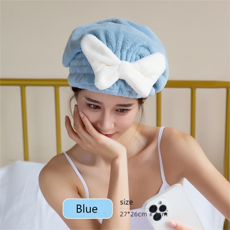 Serviette de bain super absorbante pour cheveux mouillés