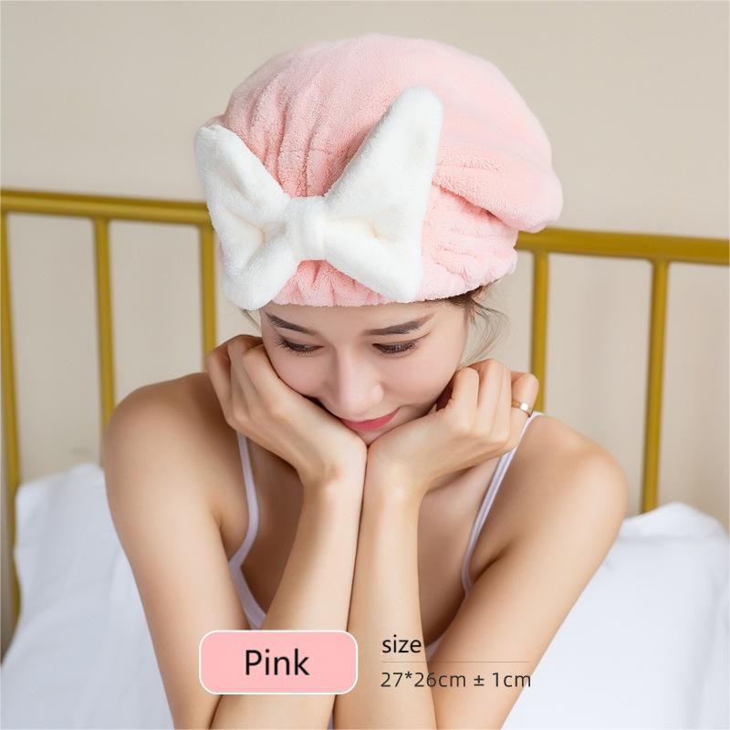 Serviette de bain super absorbante pour cheveux mouillés