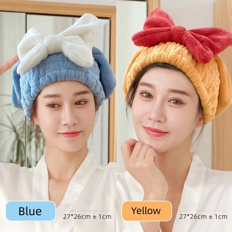 Serviette de bain super absorbante pour cheveux mouillés