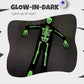 Costume de Squelette Phosphorescent pour Halloween