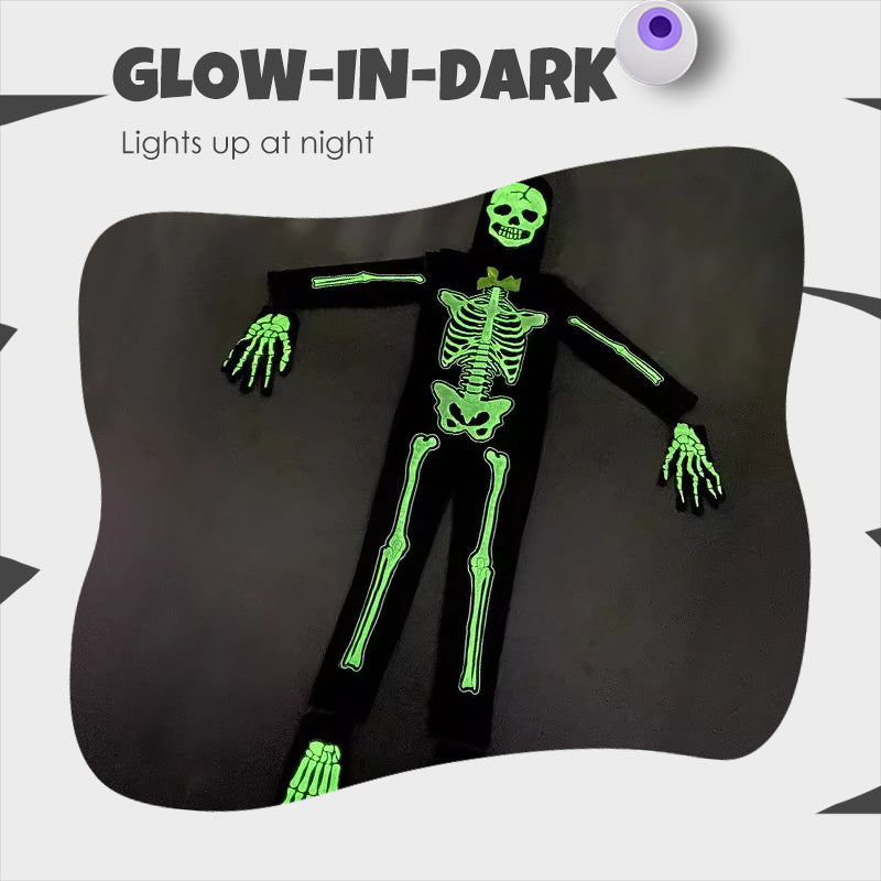 Costume de Squelette Phosphorescent pour Halloween