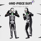 Costume de Squelette Phosphorescent pour Halloween
