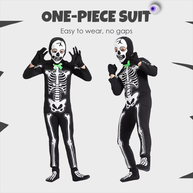 Costume de Squelette Phosphorescent pour Halloween