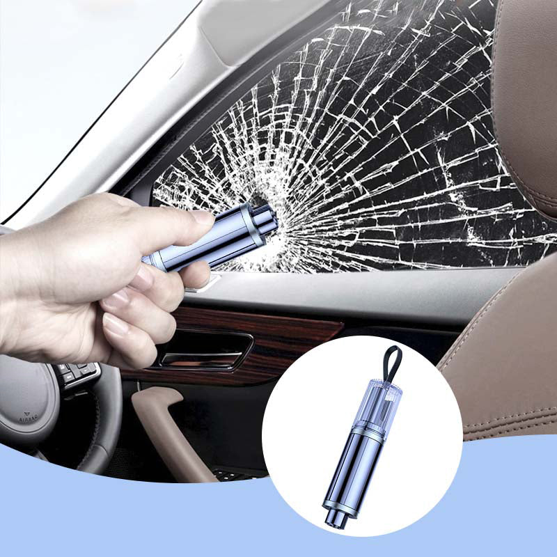 🚨 ACHETEZ 1, OFFREZ 1 GRATUIT! ✨ Marteau de Secours Vitre + Coupe-Ceinture - Outil de Sauvetage 2-en-1 pour Situations d'Urgence Véhicule 🚗⚡