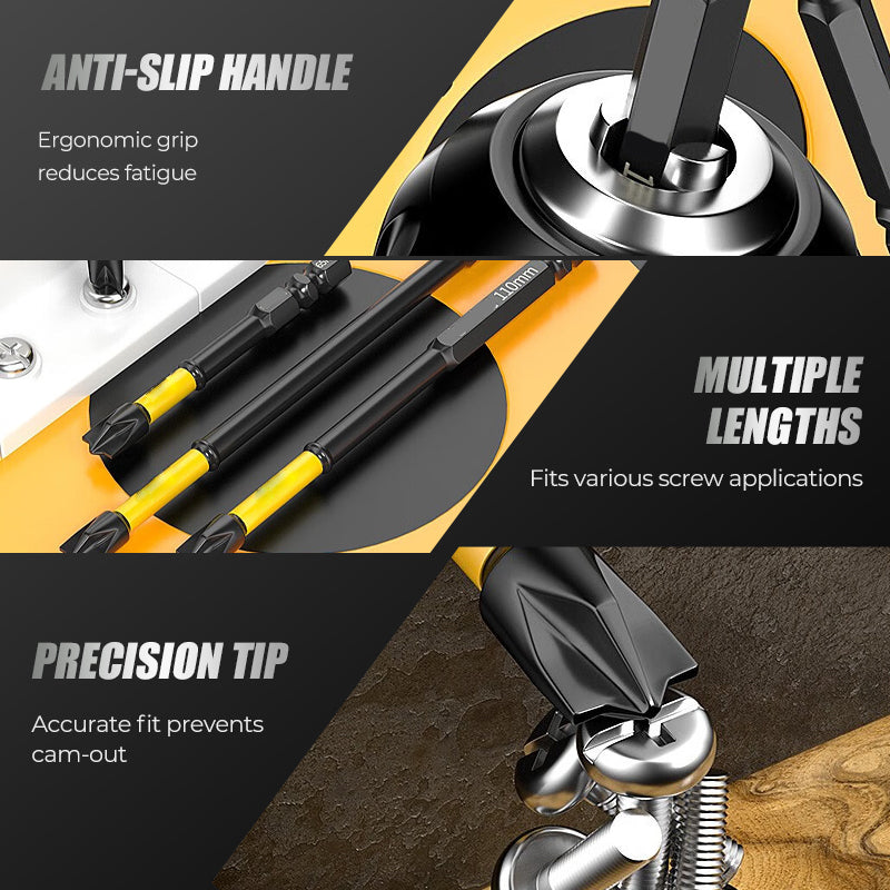 Electrician Anti-Slip Slotted Screwdriver