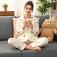 Ensemble de Pyjama pour Femme à Manches Longues avec Imprimé Cartoon