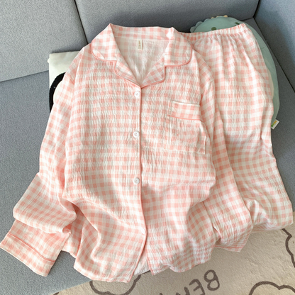 Ensemble de Pyjama pour Femme à Manches Longues avec Imprimé Cartoon