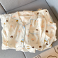 Ensemble de Pyjama pour Femme à Manches Longues avec Imprimé Cartoon