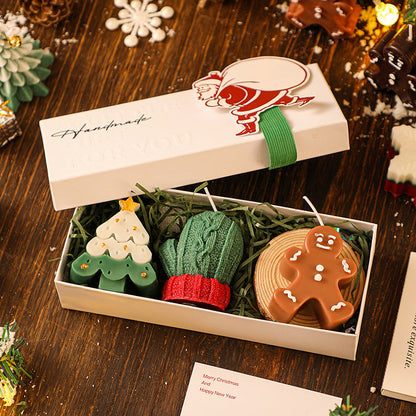 Coffret Cadeau de Bougies Parfumées de Noël