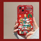 🔥VENTE CHAUDE🎄Étui à rabat miroir avec pendentif arbre de Noël pour iPhone🎅50% de réduction✨