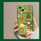 🔥VENTE CHAUDE🎄Étui à rabat miroir avec pendentif arbre de Noël pour iPhone🎅50% de réduction✨