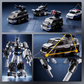 Voiture et robot transformables magnétiques 9 en 1
