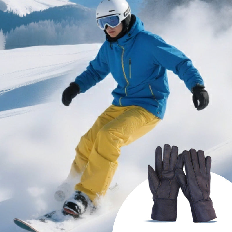 🎄✨Soldes de Noël à durée limitée🎁Gants chauds double épaisseur 100 % laine douce