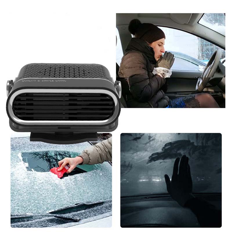 📢📢52 % DE RÉDUCTION ! 🚗Chauffage portable 2 en 1 pour voiture avec rotation à 360°