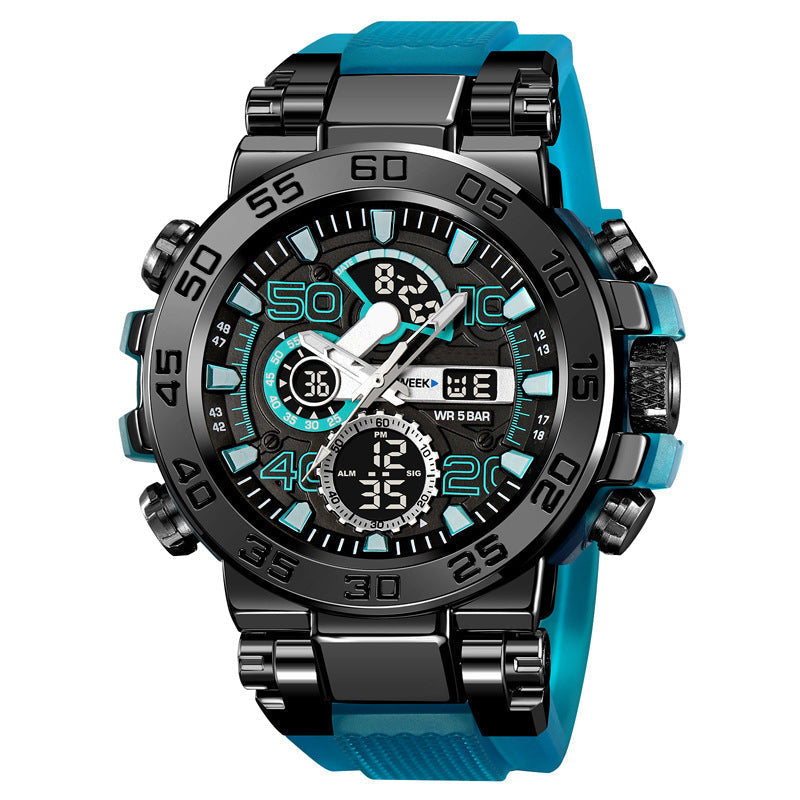 Montre digitale multifonctionnelle LED étanche