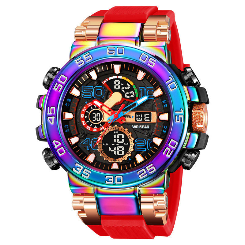 Montre digitale multifonctionnelle LED étanche