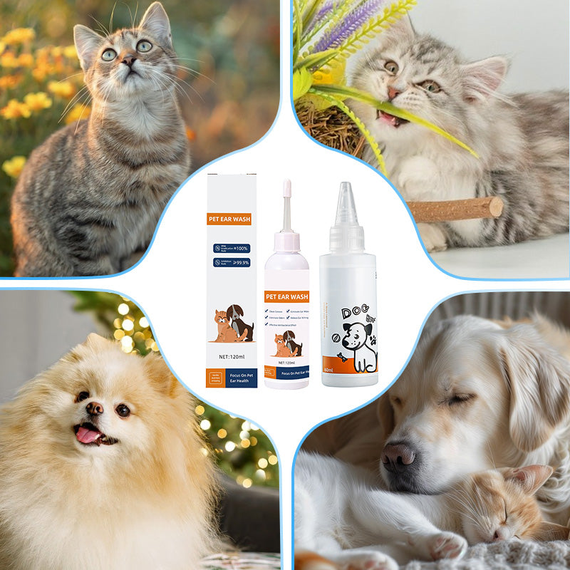 📢📢Achetez-en 2 obtenez-en 1 gratuit🔥🔥Nettoyant pour oreilles pour chiens et chats
