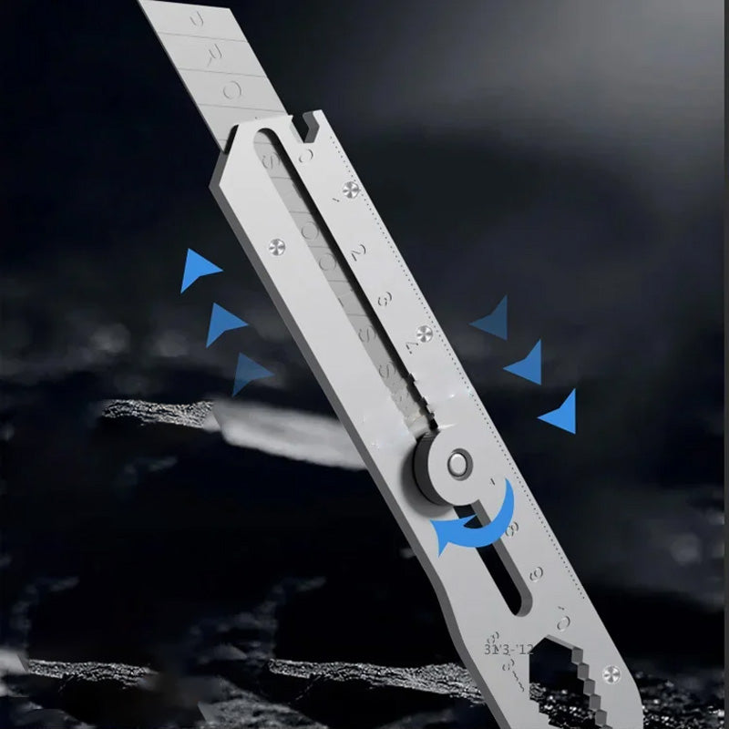 ⛄ Offre Spéciale Hiver：60 % de réduction ! 🔧 Couteau utilitaire multifonction avec lame cassable – Grattoir, règle, clé & ouvre-bouteille en un seul outil compact ! ✨