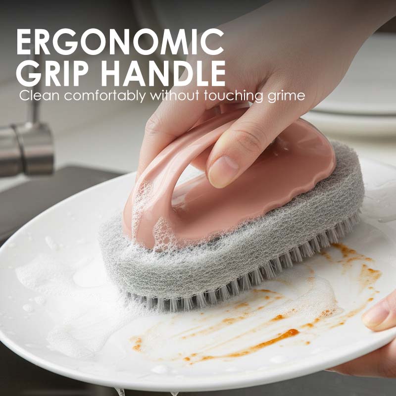 Brosse de nettoyage polyvalente avec manche