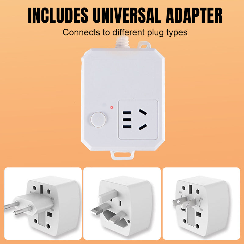 Adaptateur Universel et Multiprise avec  Arrêt Automatique