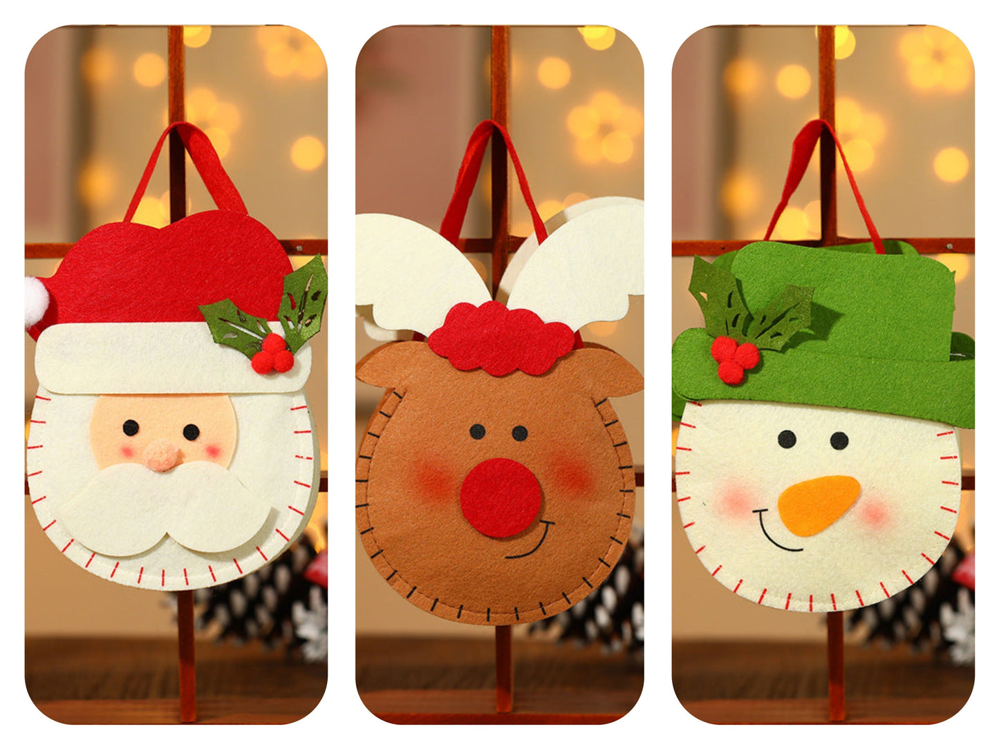 🎅VENTA ANTICIPADA DE NAVIDAD - Regalo de Navidad Muñecas Bolsas Hechas a Mano