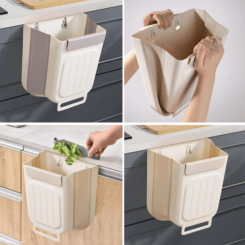 Poubelle Suspendue Pliable Polyvalente pour Cuisine