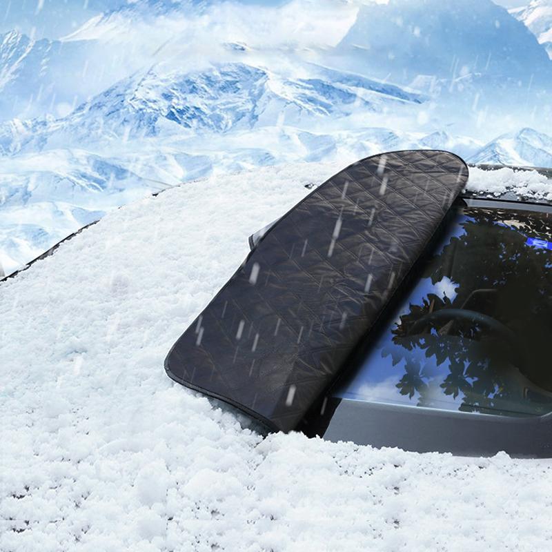 Couverture Magnétique Contre la Neige pour Pare-brise de Voiture