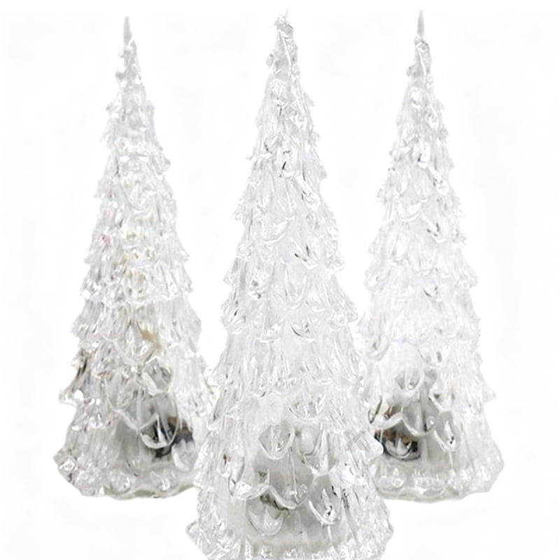 Sapin de Noël en acrylique avec LED