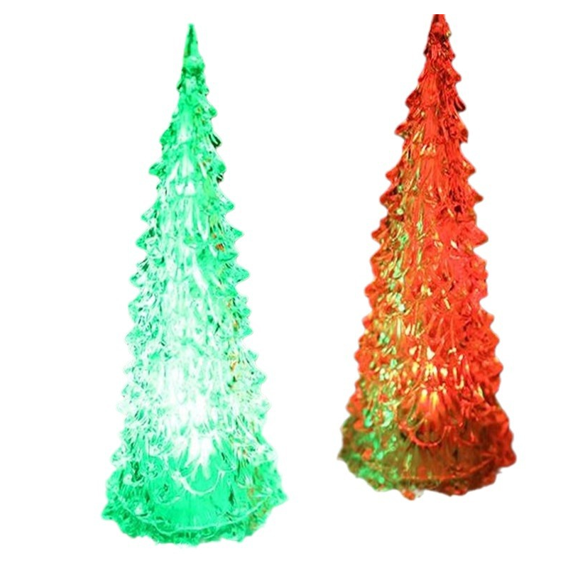 Sapin de Noël en acrylique avec LED