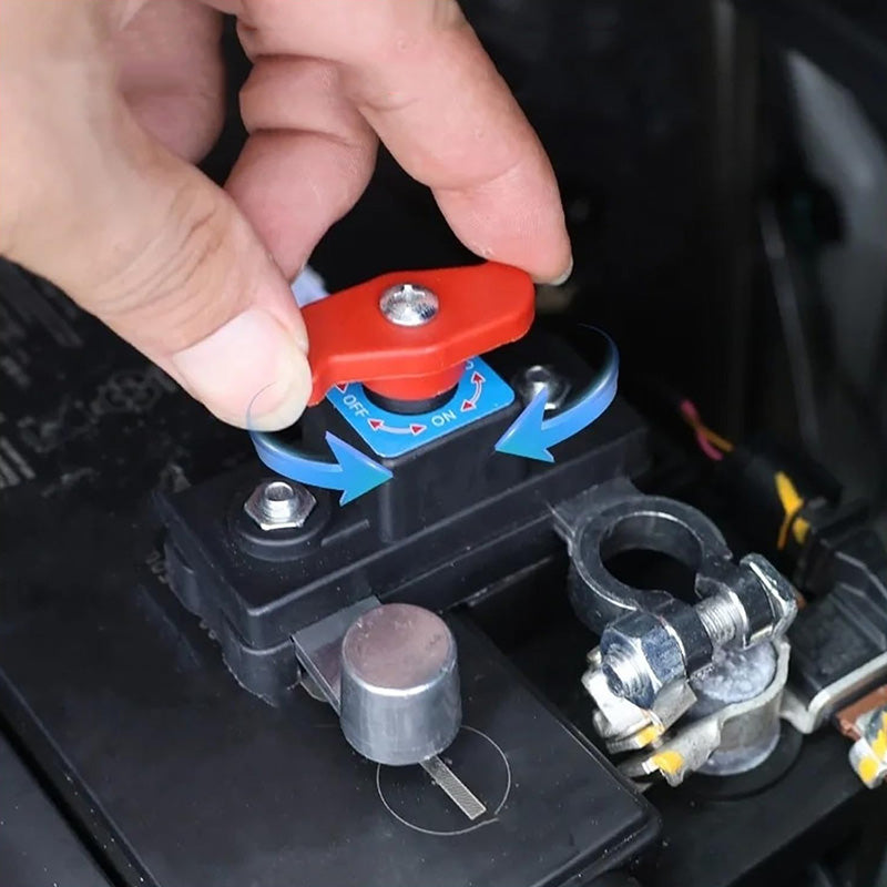 🔋 50% DE RÉDUCTION ! ⚡ Interrupteur de Déconnexion Batterie Voiture – 12V-24V Compatible, Coque Ignifuge & Urgence/Maintenance Sécurisée 🚗📦