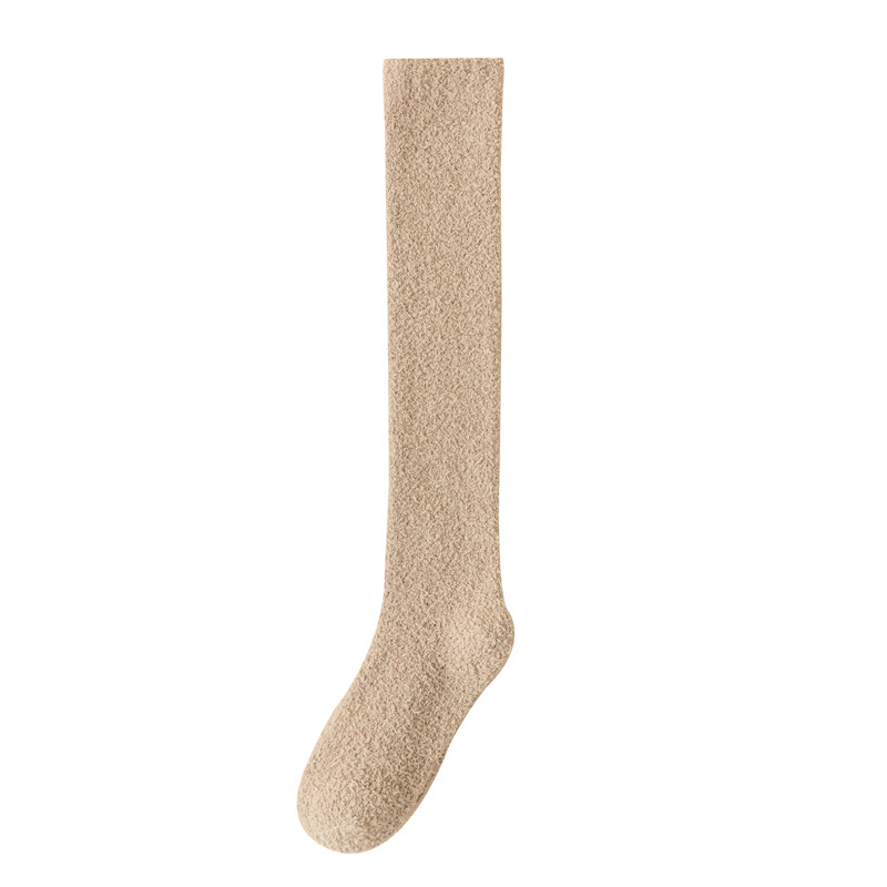 Chaussettes hautes au-dessus du genou, thermiques et confortables