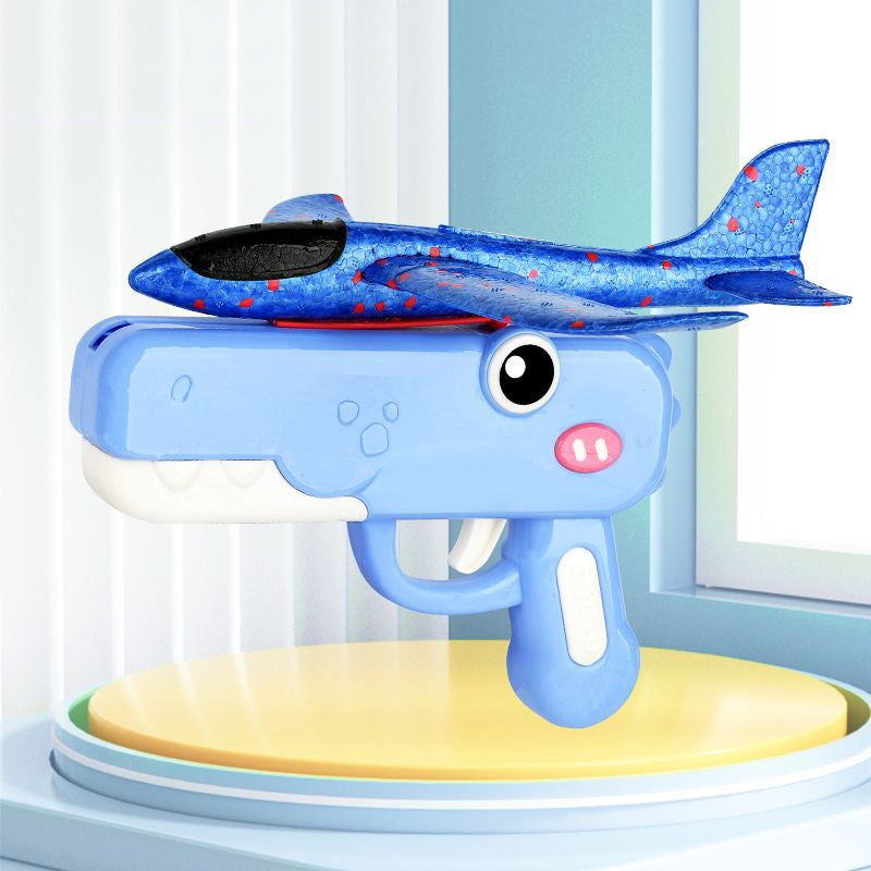 Jouet lance-avions en forme de dinosaure pour enfants