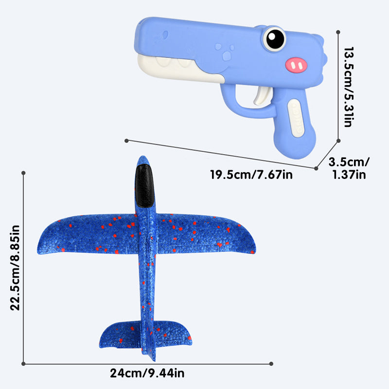 Jouet lance-avions en forme de dinosaure pour enfants