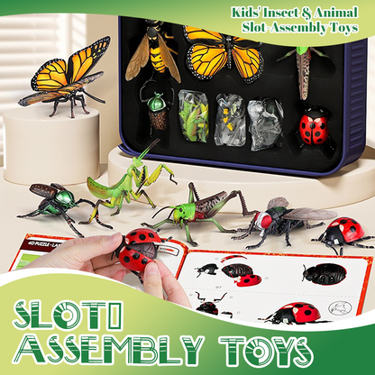 🐞 Modèles d’Insectes & Animaux 1:1 – Assemblage Éducatif, 3 Niveaux de Difficulté • Livraison Gratuite !
