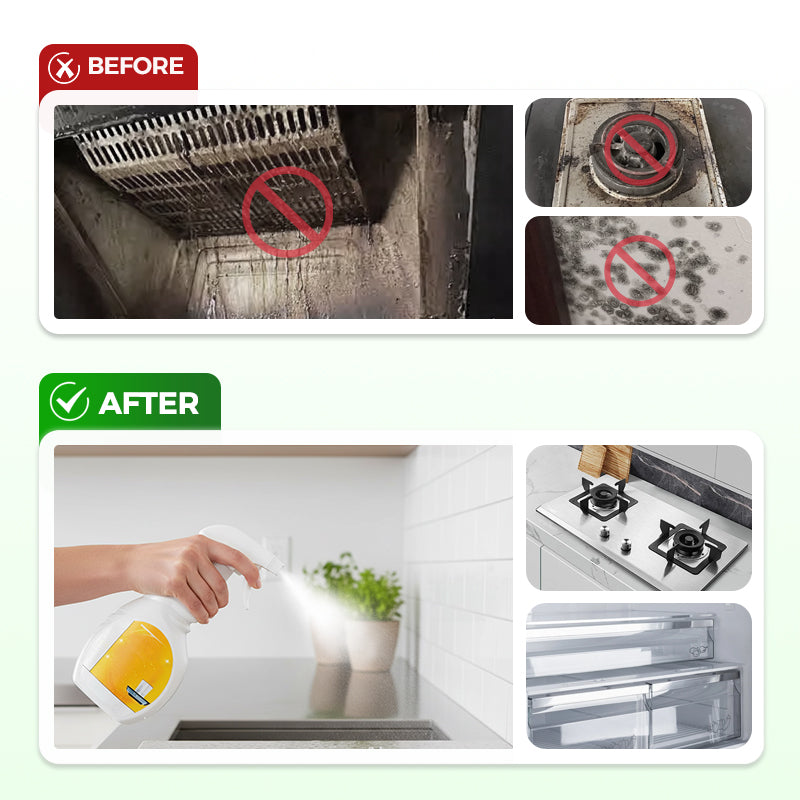 Spray dégraissant puissant pour la cuisine