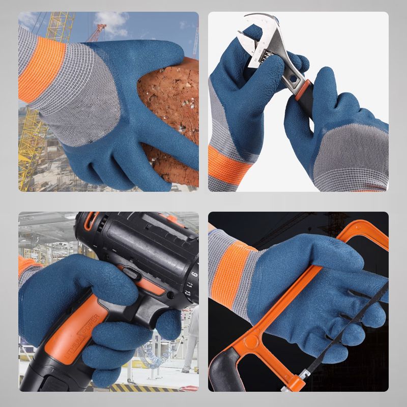 Gants de travail en caoutchouc résistants à l'usure Pousbo® (12 paires)