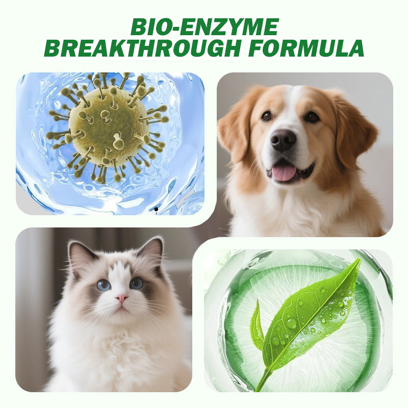 Spray éliminateur d'odeurs doux et sûr pour animaux