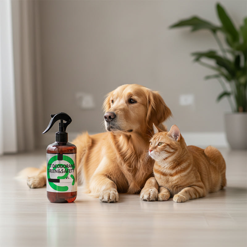 Spray éliminateur d'odeurs doux et sûr pour animaux