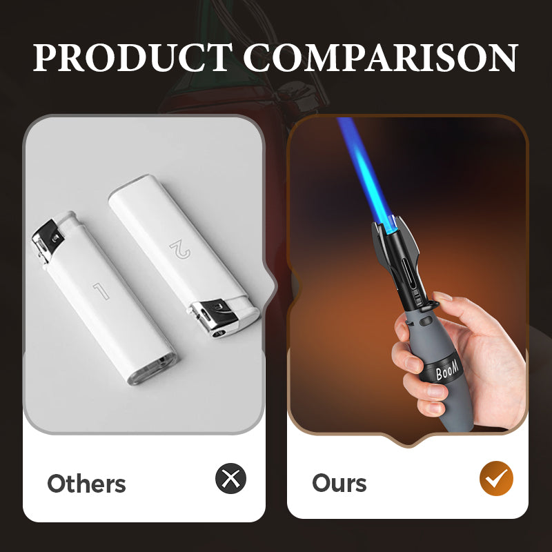 📢📢50% de réduction🚀Briquet Fusée Anti-Stress - Flamme Anti-Vent et Plaisir Ludique ! 🎁
