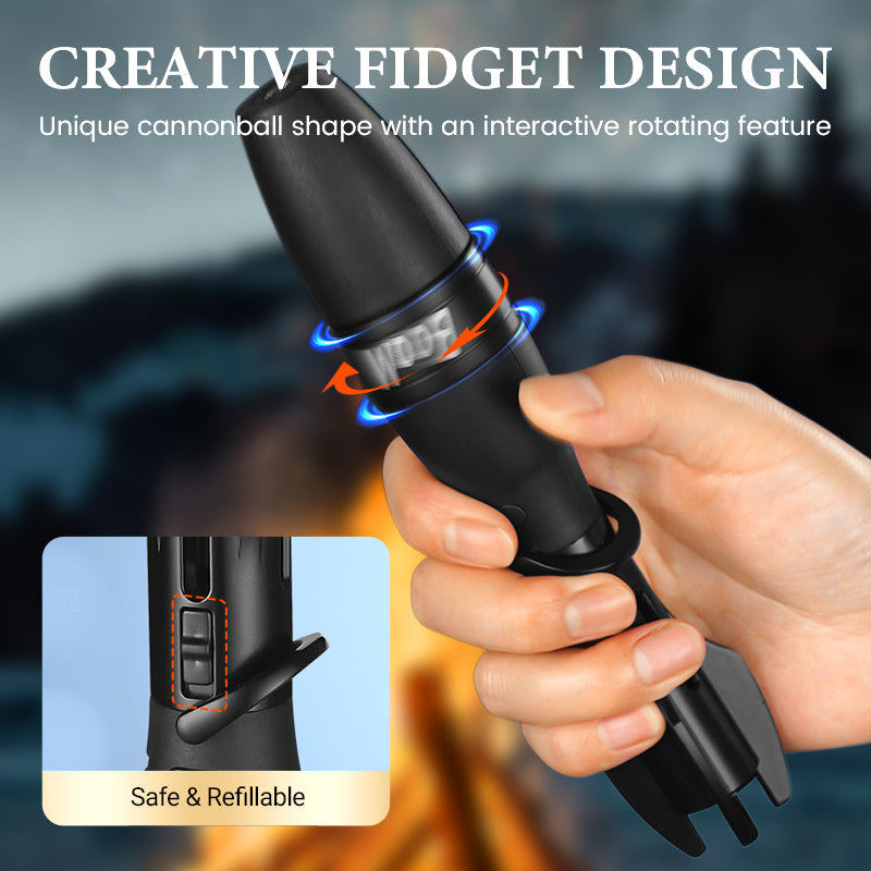 📢📢50% de réduction🚀Briquet Fusée Anti-Stress - Flamme Anti-Vent et Plaisir Ludique ! 🎁