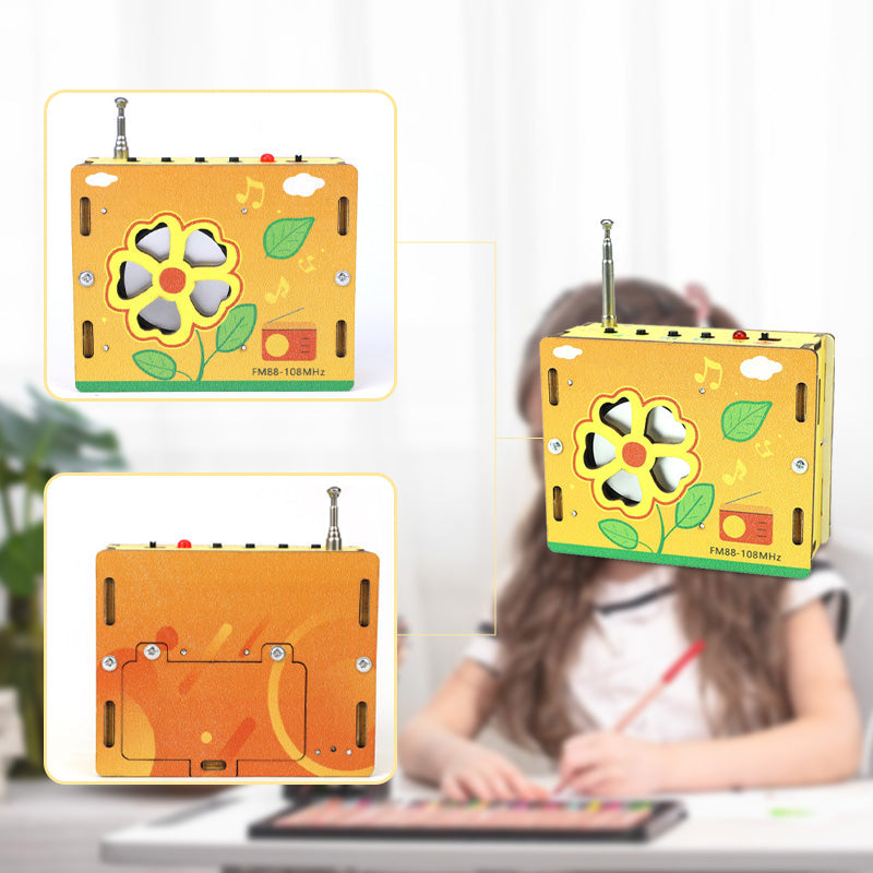 Mini radio éducative pour enfants à monter soi-même