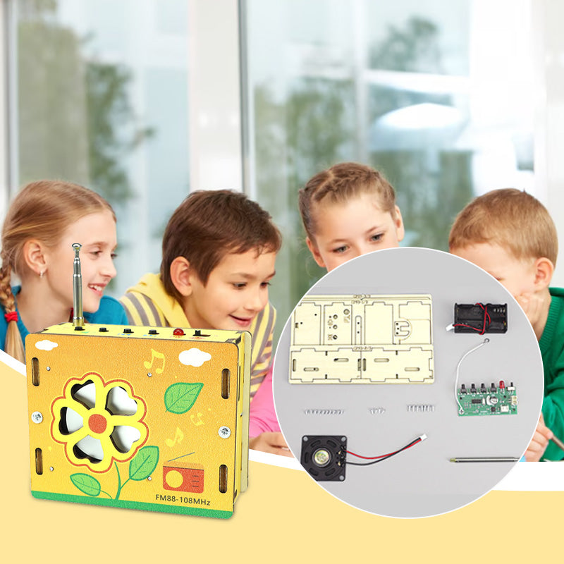 Mini radio éducative pour enfants à monter soi-même
