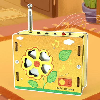 Mini radio éducative pour enfants à monter soi-même
