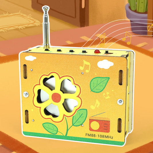 Mini radio éducative pour enfants à monter soi-même