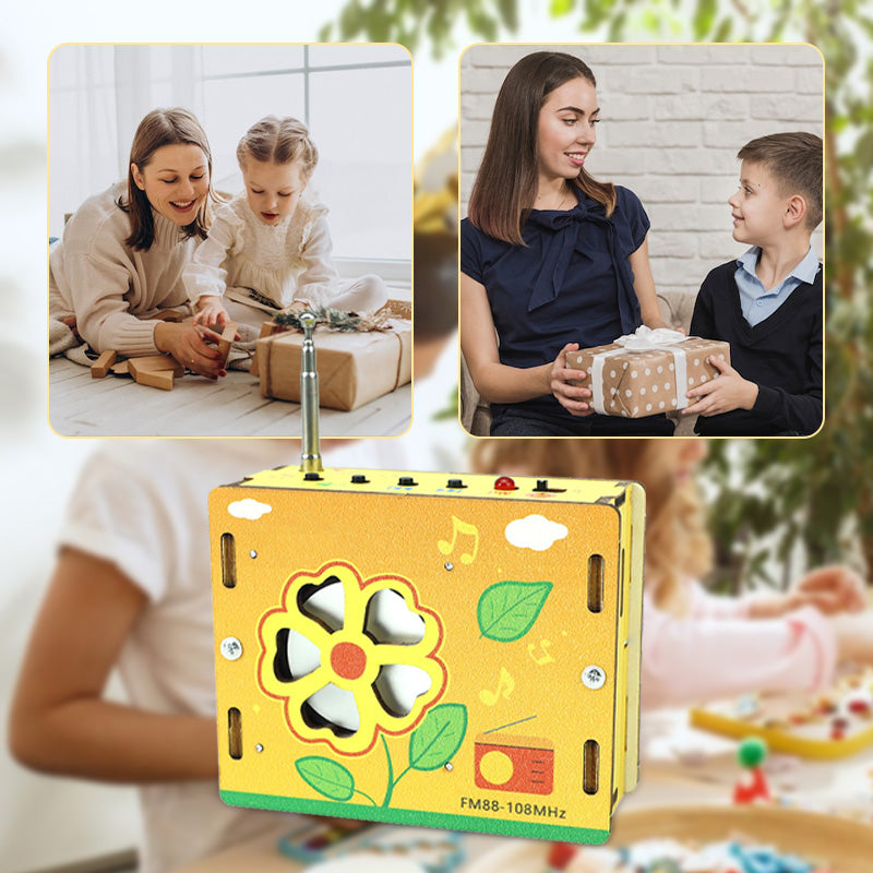Mini radio éducative pour enfants à monter soi-même