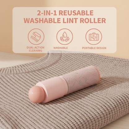 Rouleau anti-peluches 2-en-1 réutilisable et lavable