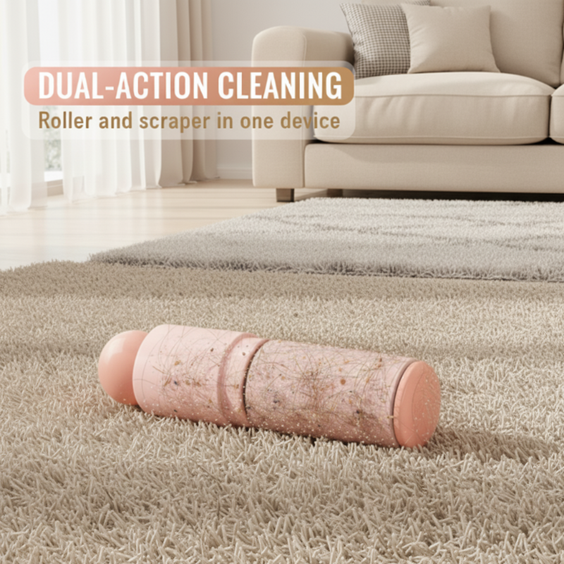 Rouleau anti-peluches 2-en-1 réutilisable et lavable