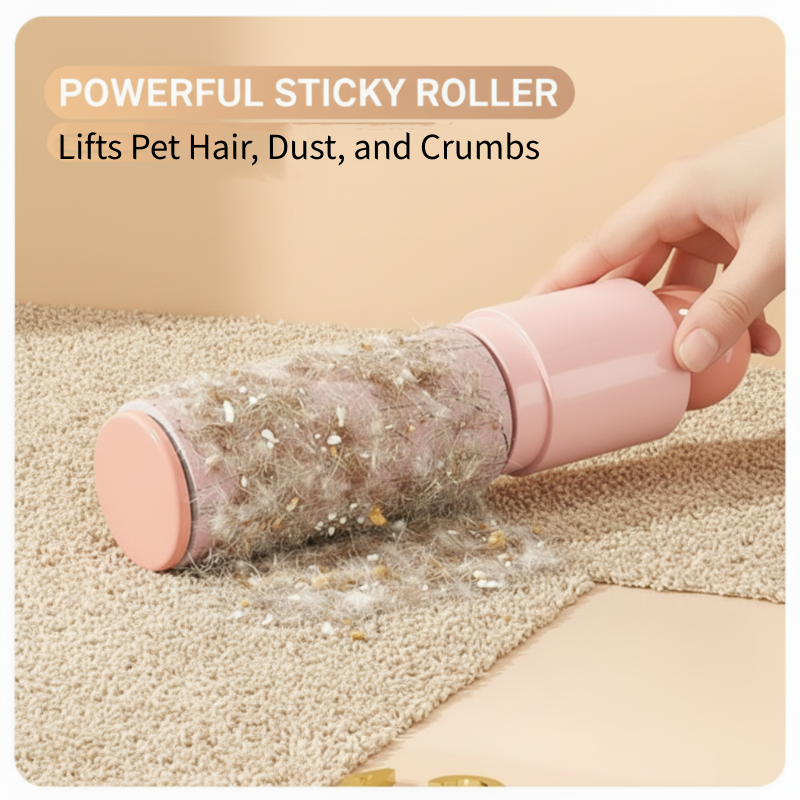 Rouleau anti-peluches 2-en-1 réutilisable et lavable